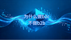 为什么做b2c,不做b2b